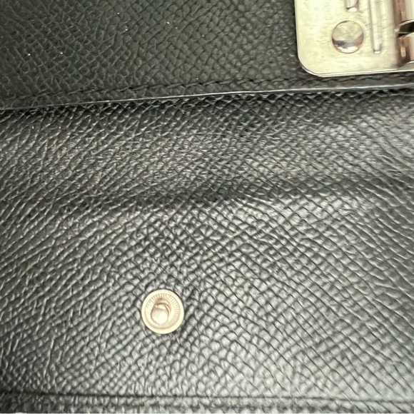 Bulgari Black Key & Card Holder with Textured Leather - Picture 5 of 10